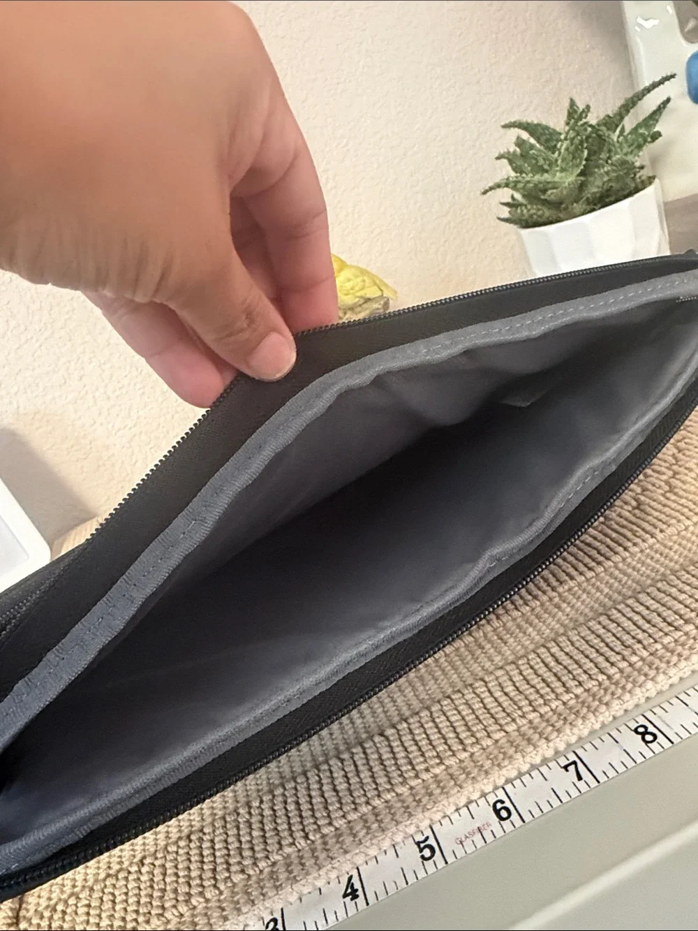 TUMI Black Ballistic Nylon Organizer Portfolio Tablet Travel Case